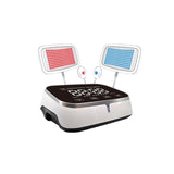 Led light therapy device with two panels