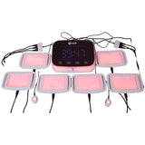 Led light therapy device with 6 panels