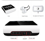 Led light therapy device with two panels