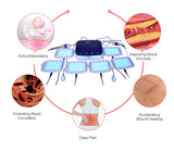 Led light therapy device with 6 panels