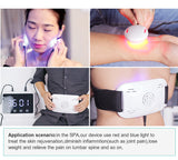 Led light therapy device with 6 panels